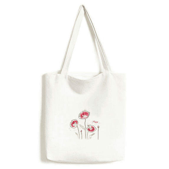 Flowers Decoration Painting Tote Canvas Bag Shopping Satchel Casual Handbag