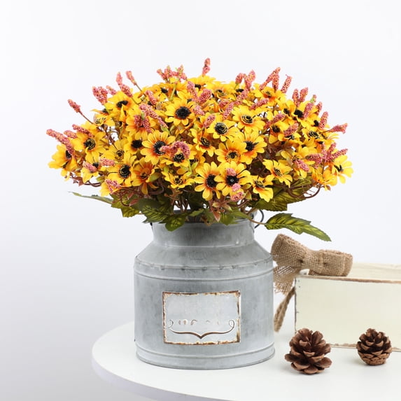 Flowers for Decoration, Simulated Bouquet Fake Flowers Wedding Home Hotel Artificial Plants Flower Arrangement Decoration Photography Props Ornaments Decoration