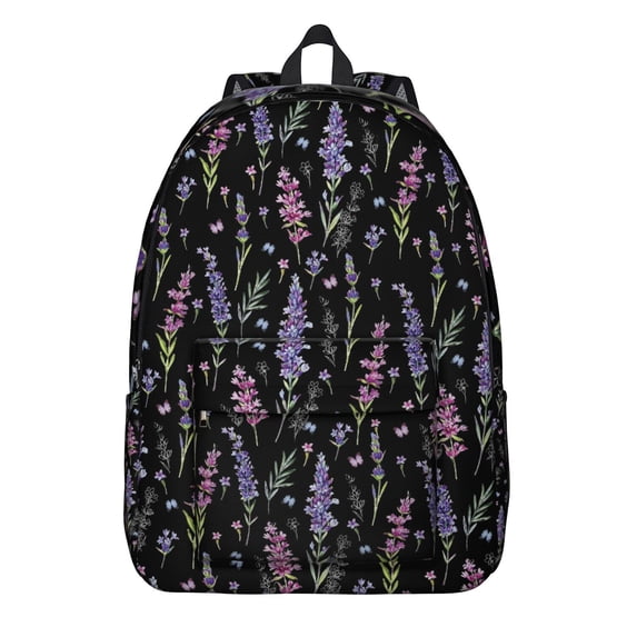 Flowers Design Laptop Backpack for School College and Work, Large Capacity Bookbag with Secure Sleeve, Durable Everyday Backpack for Commuting and Travel, Sunflower Floral Unisex Gift for Teens Adults