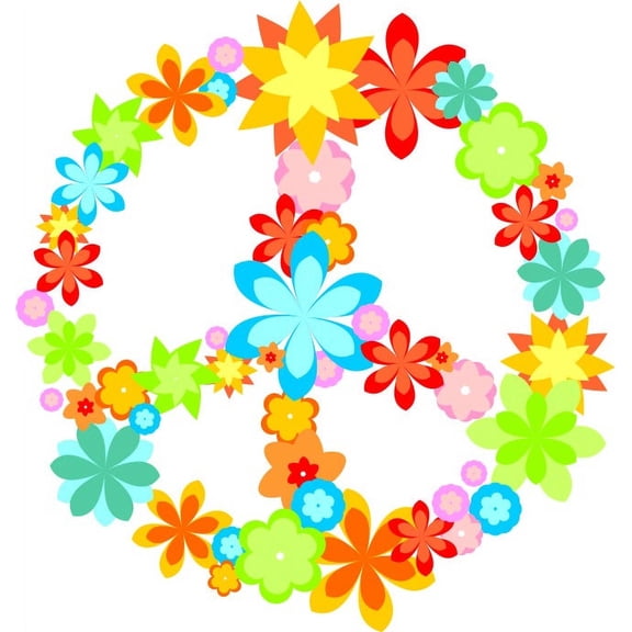 Flowers Design - Living Room - Picture Art - Peel & Stick Vinyl Wall Decal Sticker Size : 8 Inches X 8 Inches