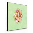 thumbnail image 1 of Carolines Treasures CK4293UP88 8 x 8 x 0.625 in. Chow Chow No.2 Green Flowers Artwork Panel Wall Decor, 1 of 1