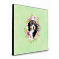 thumbnail image 1 of Caroline's Treasures Bernese Mountain Dog Green Flowers Artwork Panel Wall-Decor, Multicolor, 1 of 1