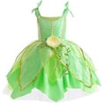thumbnail image 1 of Flowers Fairy Costume Princess Dress Up Set for Girls Tinker Bell Toddler Clothes Cosplay Costume, 1 of 6