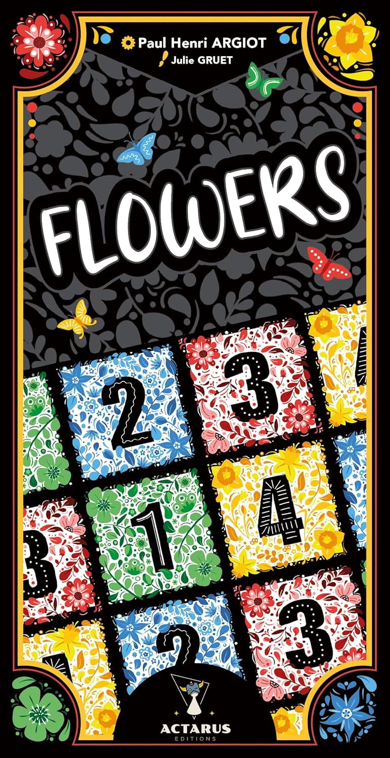 Flowers Family Card Game for Ages 7 and up, from Asmodee