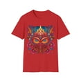 thumbnail image 1 of Flowers Feathers Floral Eyes Unisex Softstyle T-Shirt Boho Style, 1 of 3