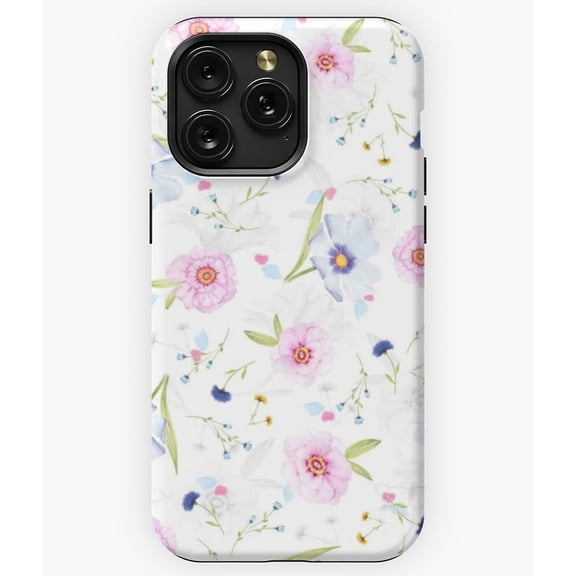 Flowers Floral Pattern Design M888 Phone Case for iPhone 17 16 15 14 13 12 11 Pro Max