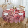 thumbnail image 1 of Flowers Foliage Gradient Flowers Waterproof Tablecloth Table Decoration Round Table Cover for Kitchen Wedding Home Dining Room, 1 of 5