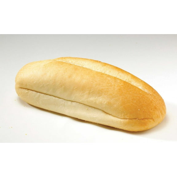 Flowers Foods European Bakers Hinged Sliced White Sub, 7 inch - 6 per pack - 12 packs per case.