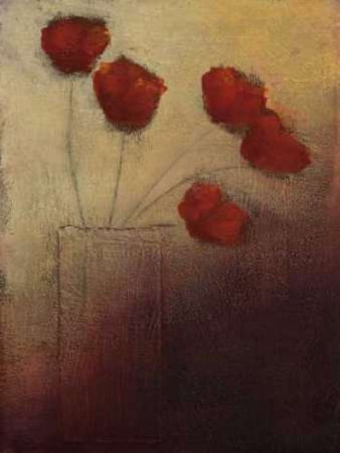 Flowers From Me Canvas Art - Jutta Kaiser (18 x 24)