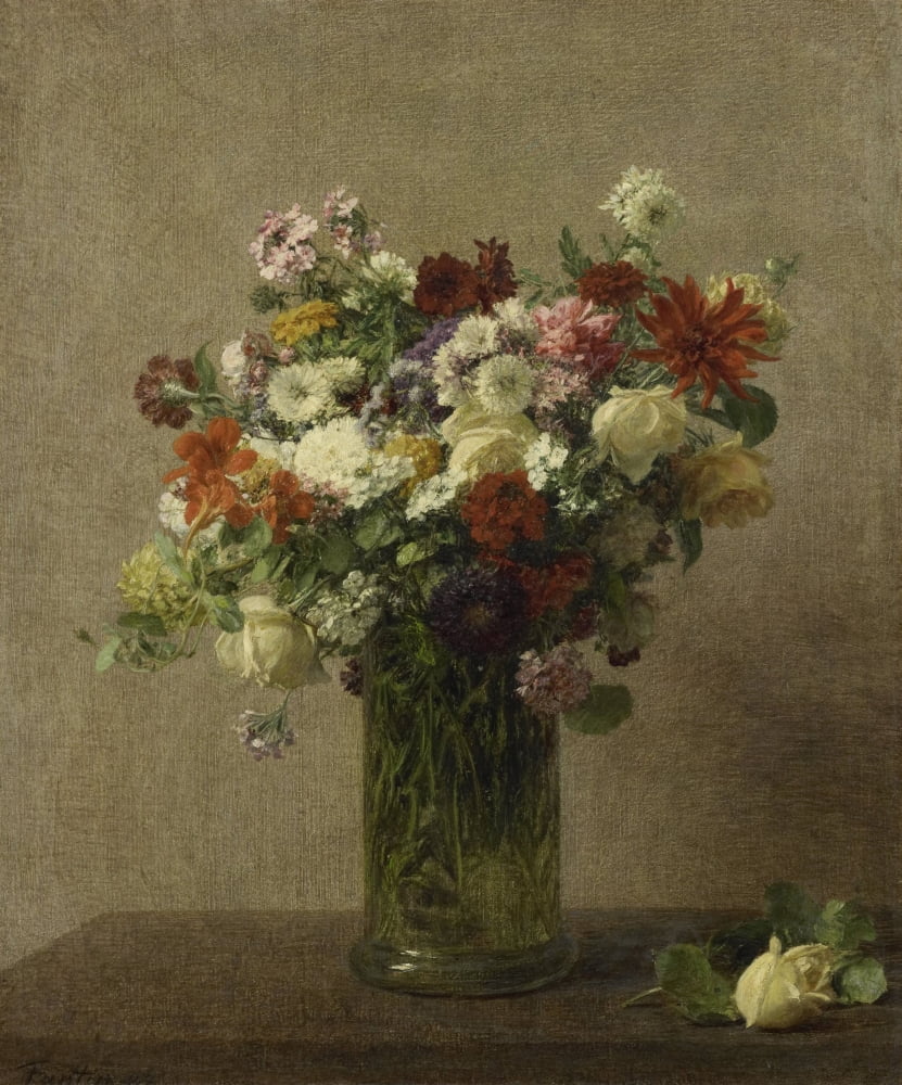 Flowers From Normandy Canvas Art - (18 x 24)