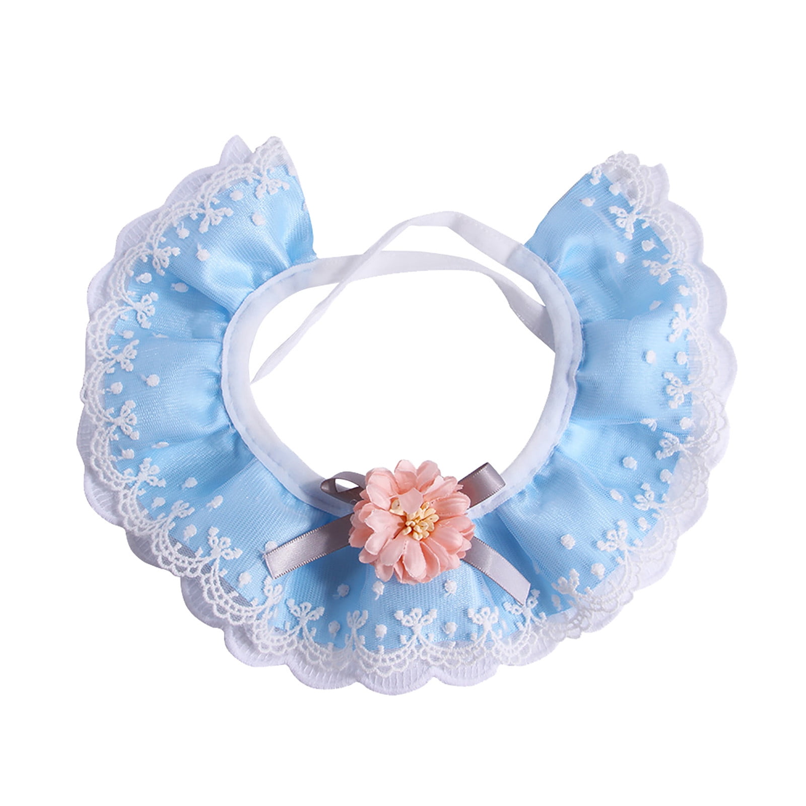 on Flowers Fuzz Yard Puppy Color Foggy Dog Comfort for Dogs Pet Lace