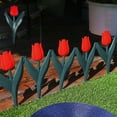 thumbnail image 1 of Flowers Garden Decor for Outside Set of 6 Plastic Tulips Flowers Decorative Garden Stakes for Spring Decor, Yard Art Garden Decorations for Outdoor Lawn Porch Pathway Patio Yard Decorations Outdoor, 1 of 6