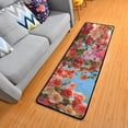 thumbnail image 1 of Flowers Garden Roses 72×24 inch Runner Rug Non-Slip Pads Ares Rugs Washable for Bedroom Bathroom Living Room, 1 of 6