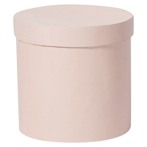 OUNONA Pink Cylindrical Paper Flower Box for Home Use and Floral Packaging