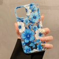 Flowers Graphic Print Clear Phone Case For iPhone 15 Case iPhone 11 13