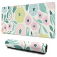 thumbnail image 1 of Flowers and Green Leaves Mousepad Gaming Pad Mouse Waterproof No Slip for Office Home Work Gaming Table Tables Mousepads Rubber Base Mousepad with Stitched Edges 35.4x15.7inches, 1 of 7