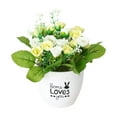thumbnail image 1 of GreenHome In Real For Home Desk Centerpiece Arrangement Flowers Decoration, 1 of 3