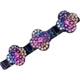 thumbnail image 1 of Flowers Hair Clips for Thick Hair Rhinestones Braided Hair Clips Colorful CZ Hair Bands Pins Four Leaf Clover Crystal Hair Clips, 1 of 5