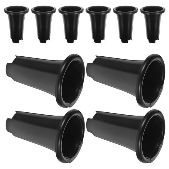 Flowers Holder Planting Planter Orchid Pot Set Black Boxes Gardening Supplies Breathable Extra Large 12 Pcs