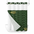 thumbnail image 1 of Flowers No Hooks Shower Curtain with Snap-in Liner Spring Green Yellow Daisy Floral Green Shower Curtains for Bathroom, Waterproof, Easy Install, Washable 72"x84", 1 of 9