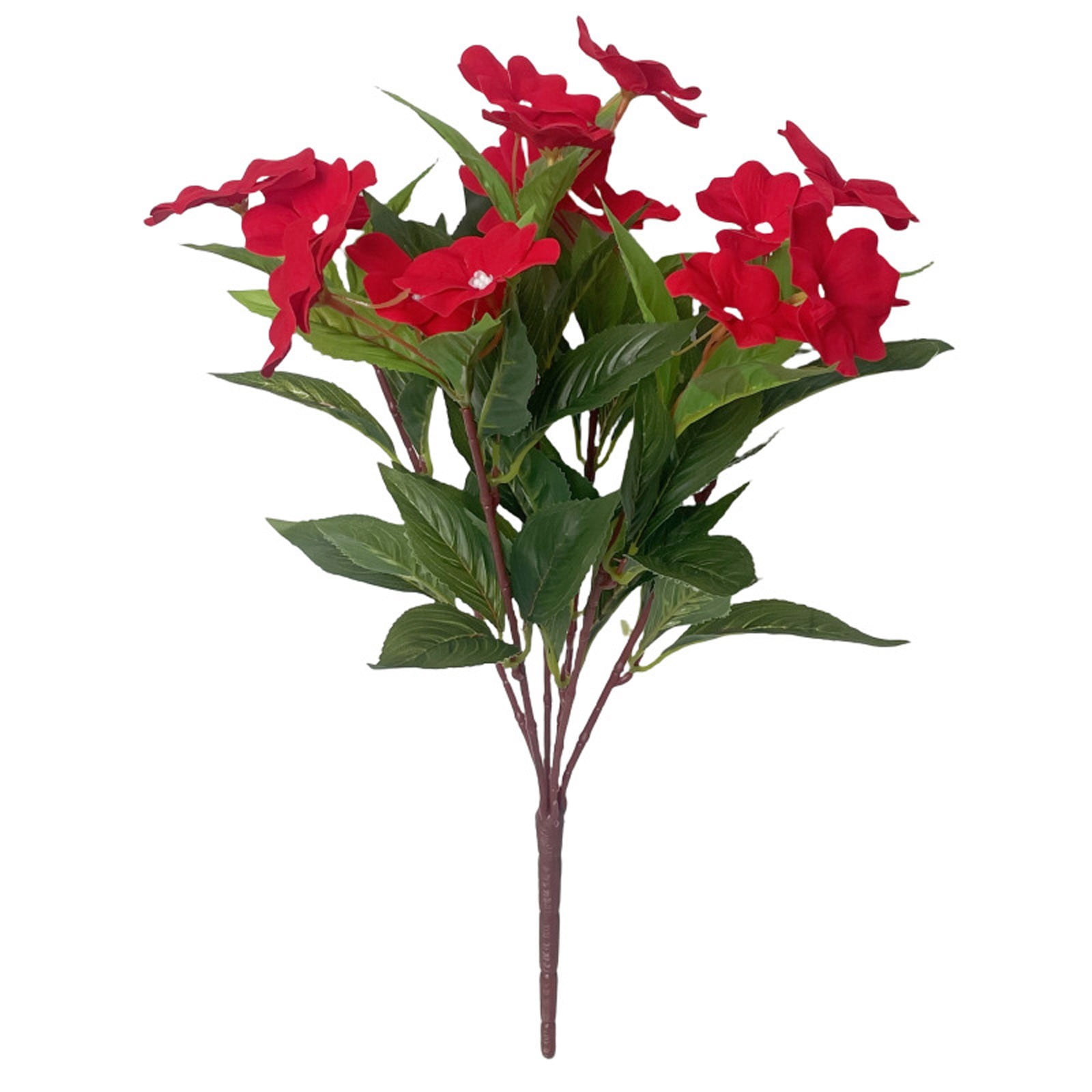 Flowers Impatiens For Home Realistic Floral Arrangement Indoor Outdoor ...