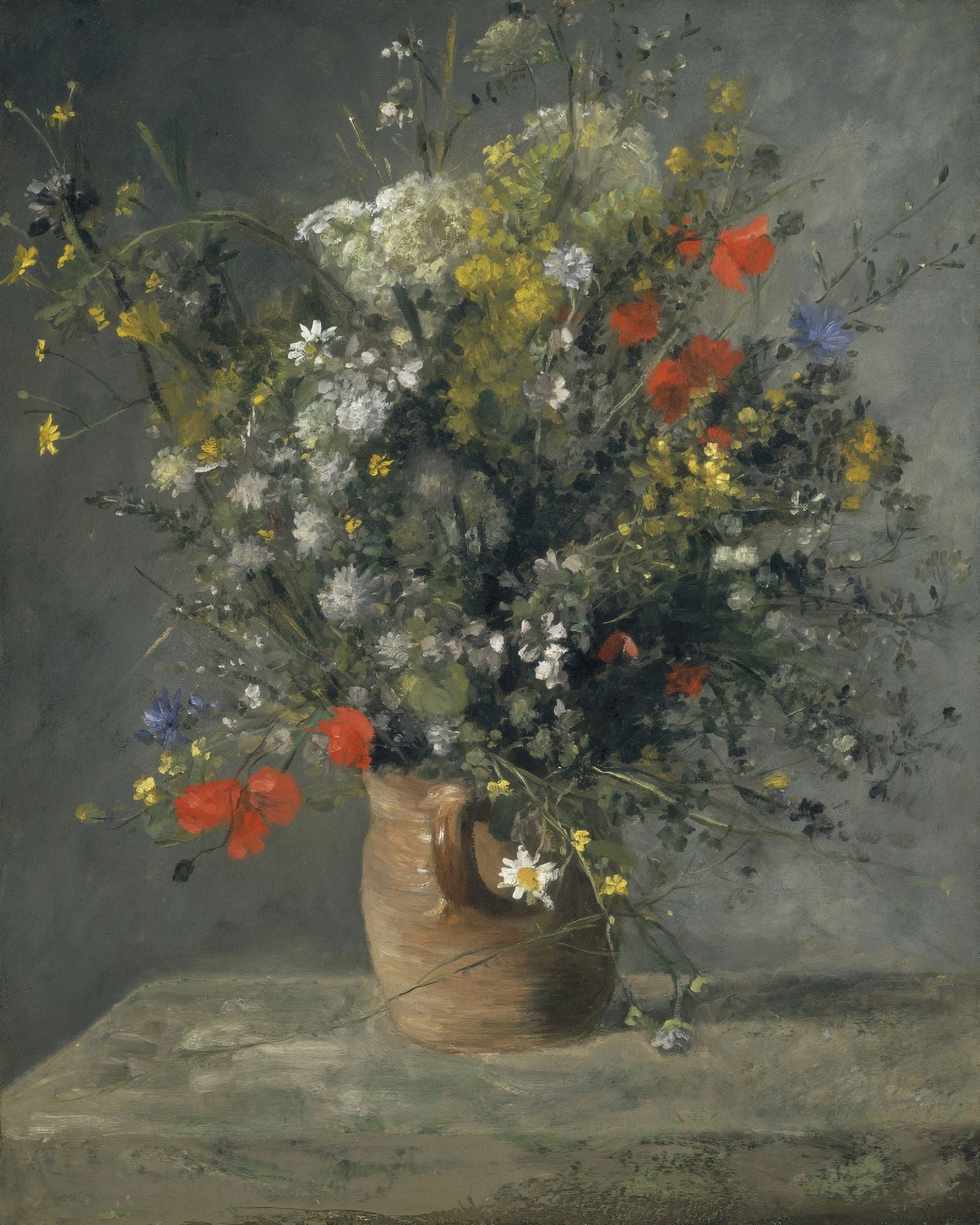 Flowers In A Vase Canvas Art -  (18 x 24)