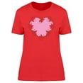 thumbnail image 1 of Flowers In Shape Of Heart T-Shirt Women -Image by Shutterstock, Female x-Large, 1 of 2