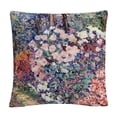 thumbnail image 1 of Flowers In The Forest' Pink Abstract By Masters Fine Art 16 X 16 Decorative Throw Pillow, 1 of 4