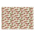 thumbnail image 1 of Flowers Insects Cutting Board, Tropical Garden Hibiscus and Monarch Butterflies Pattern, Decorative Tempered Glass Cutting and Serving Board, in 3 Sizes, by Ambesonne, 1 of 2