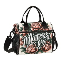 Flowers Mother's Day Cooler Bag Lunch Bag Soft Cooler Cooling Tote Insulated Lunch Box for Adult Men Women
