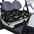 thumbnail image 1 of Flowers Motif 51x31 Golf Cart Seat Cover, Fits Most 2-Passenger Front Bench Seats on Popular Golf Cart & UTV Models, 1 of 8