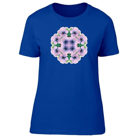 Flowers Of Sakura Mandala T-Shirt Women -Image by Shutterstock, Female x-Large