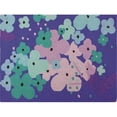 thumbnail image 1 of Flowers On Blue Rug, 22 x 34 in., 1 of 1