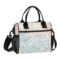 Flowers Or Leaves Cooler Bag Lunch Bag Soft Cooler Cooling Tote Insulated Lunch Box for Adult Men Women
