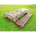 thumbnail image 1 of Flowers Outdoor Tablecloth, Flourishing Spring Meadow Ornate Artistic Nature Romantic Birds Butterflies Leaves, Decorative Washable Fabric Picnic Tablecloth, 58 X 104 Inches, Multicolor, by Ambesonne, 1 of 2