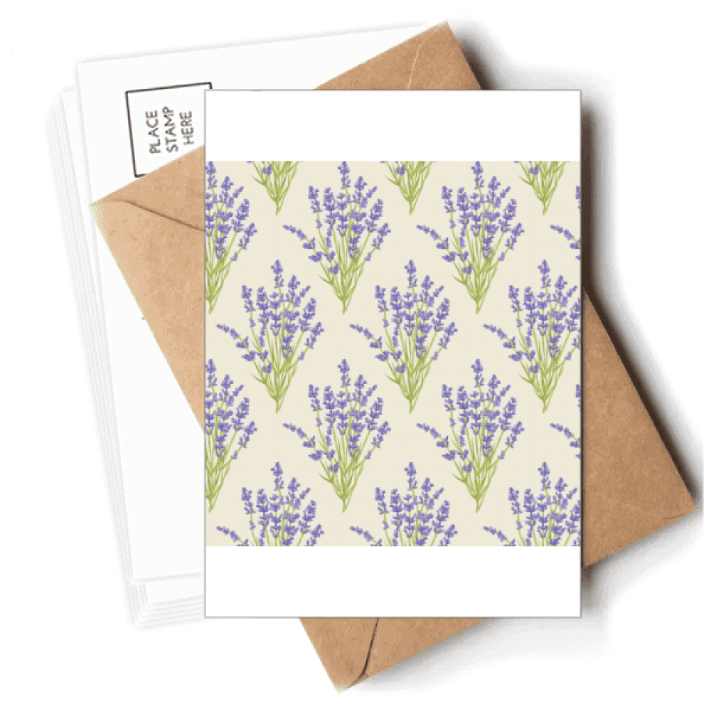 Flowers  Painting lavender Postcards Envelopes Blank Note Cards Mailing