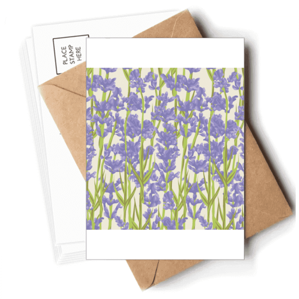Flowers  Painting lavender Postcards Envelopes Blank Note Cards Mailing