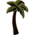 thumbnail image 1 of Flowers Palm Tree, Licensed Artwork PIN - 3D Rubber & Embossed Metal Lapel Pins - 1", 1 of 1
