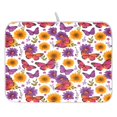 thumbnail image 1 of Flowers Pattern Drying Dish Mat Quick Drying Absorbent Soft Durable for Kitchen 18" x 24", 1 of 10