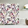 thumbnail image 1 of Flowers Pattern Printing Bath Curtain Waterproof Fabric Shower Curtains Floral Bathtub Screen For Bathroom Home Decor, 1 of 4