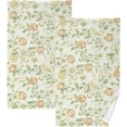 thumbnail image 1 of Flowers Pattern Towels 2 Piece Washcloth Hand Towels, Highly Absorbent Towels for Bathroom, Hotel, Gym and Spa 28 X 16 Inches, 1 of 7