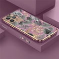 thumbnail image 1 of Flowers Phone Case For iPhone 15 13 14 Pro Max 12 11 Pro XS Max XR X 8 7 14 Plus SE 2022 2020 Silicone Shockproof Cover Coque, 1 of 7