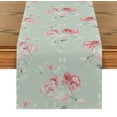 Flowers Plants Branches Leaves Table Runners Kitchen Table ration