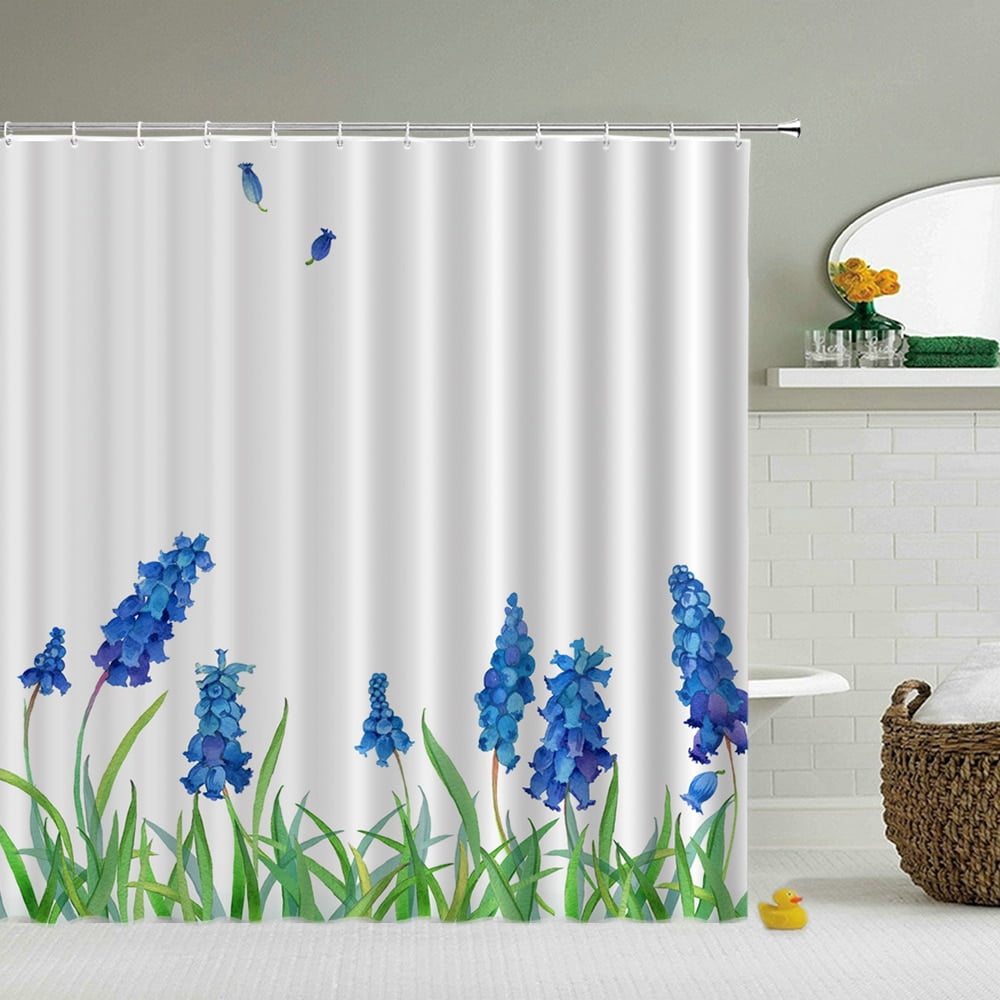Flowers Plants Waterproof Shower Curtains Bathroom Shower Curtains 3d ...