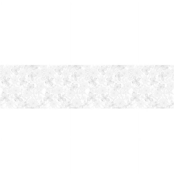 Flowers Premium Window Film, White