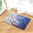 thumbnail image 1 of Flowers Print Doormats Rectangle Non-Slip Door Mat Bedroom Kitchen Entrance Oil Painting Flower Print Door Mats, 1 of 5