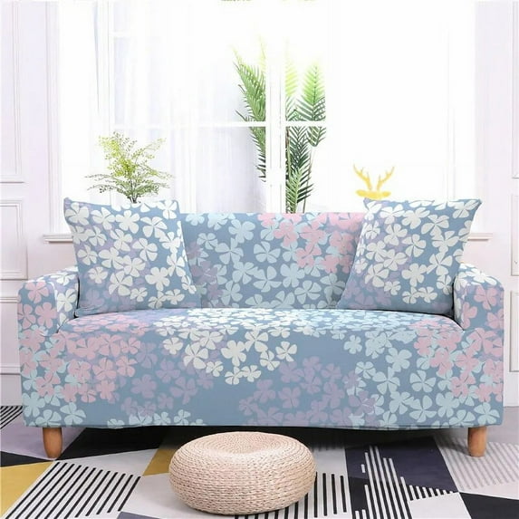 Flowers Print Sofa Cover Stretch Elastic Couch Covers Furniture Living r Sofa Protector Slipcover 1/2/3/4 Seaters Funda Sofá