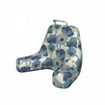 thumbnail image 1 of Flowers Reading Pillow Cover, Blossom Bouquets Digital Painted Romantic Botanical Pastel Graphic Elements, Unstuffed Printed Bed Rest Case from Soft Fabric, XL Size, Slate Blue Beige, by Ambesonne, 1 of 4