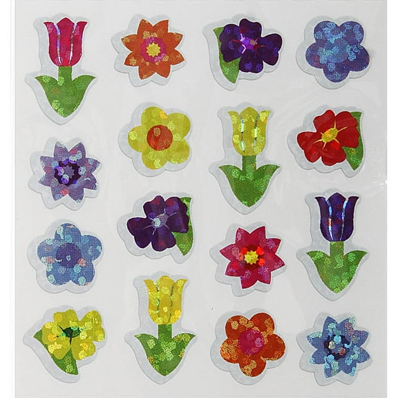 Flowers Sandylion Kromekote Acid-Free Stickers