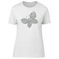 thumbnail image 1 of Flowers Shaped Butterfly T-Shirt Women -Image by Shutterstock, Female XX-Large, 1 of 4